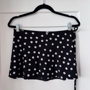 Peppermayo Polka Dot Black and White Skirt